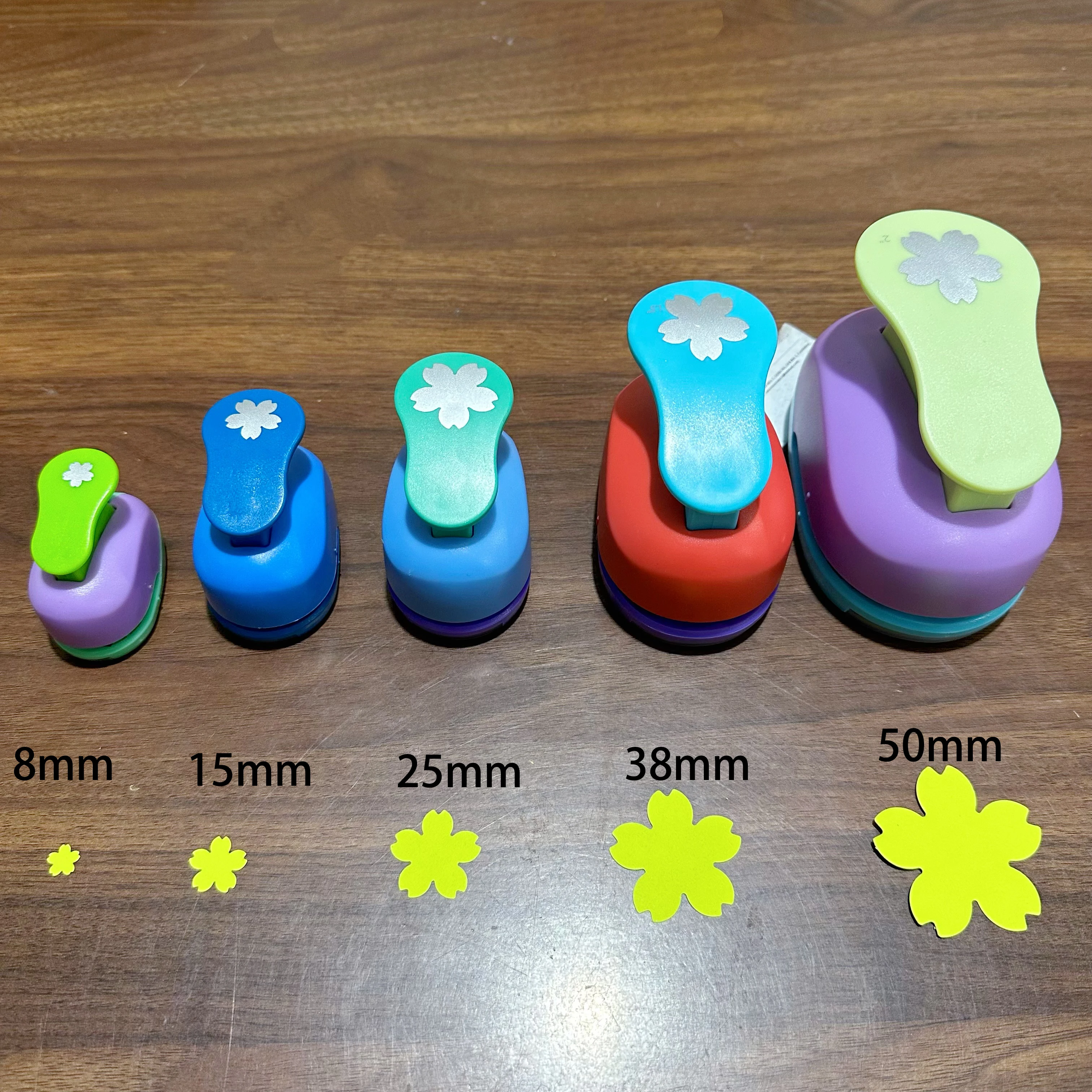 DIY Cherry Blossom Paper Puncher 8-50mm Scrapbook Cutter