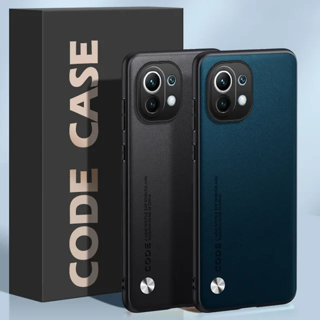Funda de cuero de lujo para Xiaomi Mi 11 Lite 5G NE 11T Pro Mi11, funda de teléfono protectora de silicona para Xiaomi Mi 11 Ultra 11i 11X - Image 3