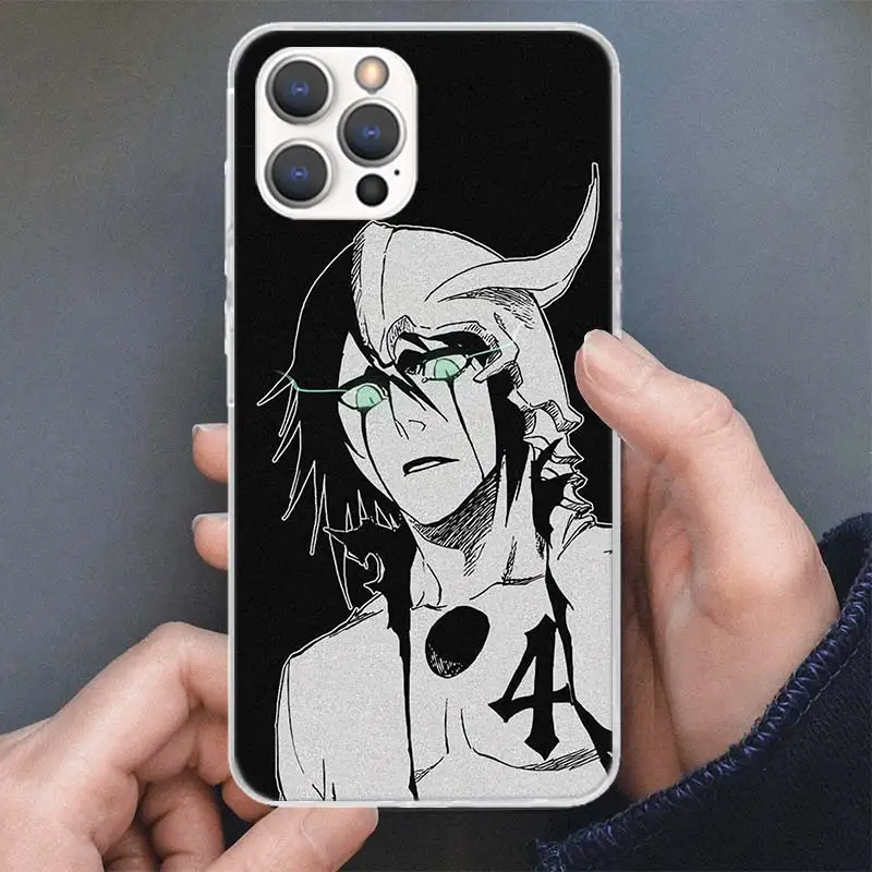 Bleach Ulquiorra Cifer Soft Silicone Phone Case - Anime Themed Print Shell Cover