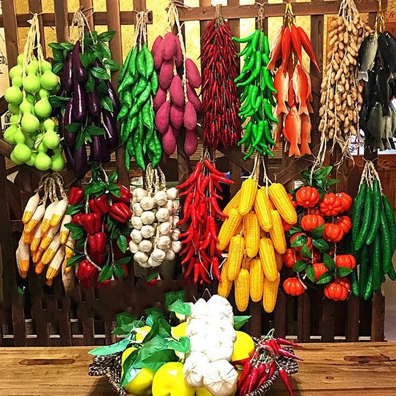Simulation Artificial Food Vegetables For Decoration