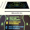 1 Pcs Easy-to-clean Diatomaceous Earth Squat Training Mat Fitness Mat With Anatomical Foot Positions For Leg Muscle Exercises 2