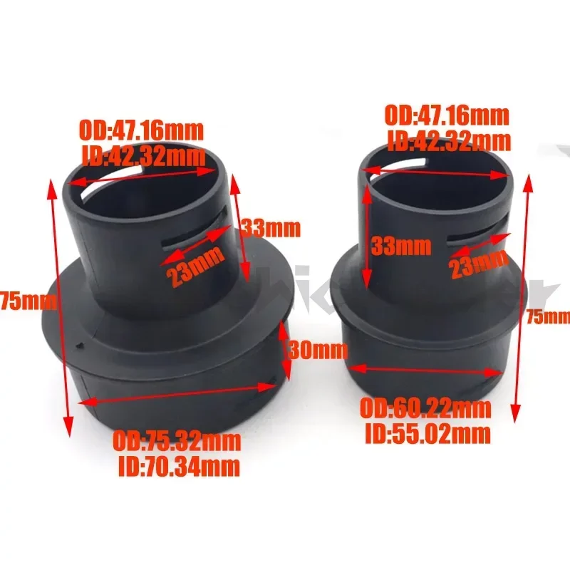 60mm/75mm Reducer Parking Air Heater Ducting Duct Pipe Joiner Connector for Eberspacher Webasto Diesel Parking Heaters