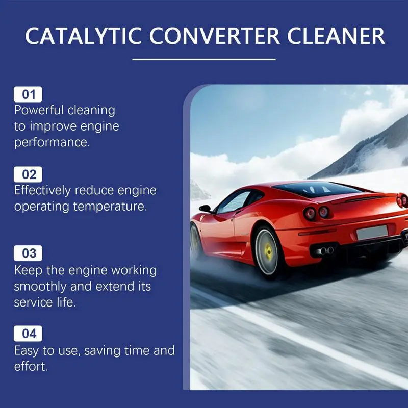 Exhaust And Emissions System Cleaner Effective Deep Cleaning Oil Additive Auto Parts Carbon Removal Cleaner For Car Vehicle