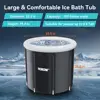 Athletes Recovery Ice Bath Tub Portable Cold Therapy Inflatable Barrel Cover 100 Gallons Capacity Waterproof Durable Easy 5