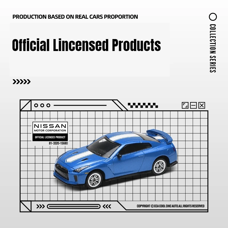 1/64 Chevrolet Camaro SS Sedan Miniature Model CCA MSZ 3" Zinc Alloy Toy Car Vehicle Free Wheels Diecast Collection Gift For Kid 3