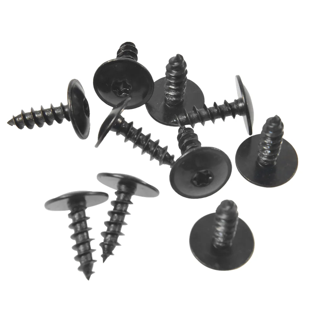 10Pcs High-End Engine Cover Undertray Splashguard Wheel Arch Torx Screw for VW Audi 5x16mm Clips 1