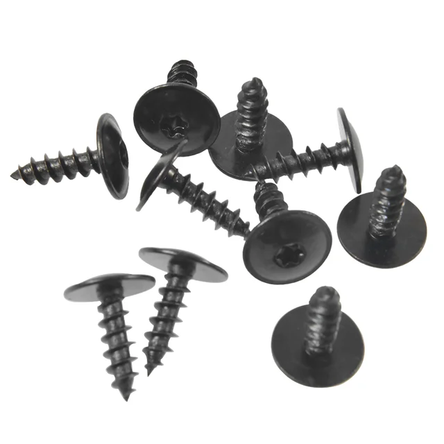 10Pcs High-End Engine Cover Undertray Splashguard Wheel Arch Torx Screw for VW Audi 5x16mm Clips 1