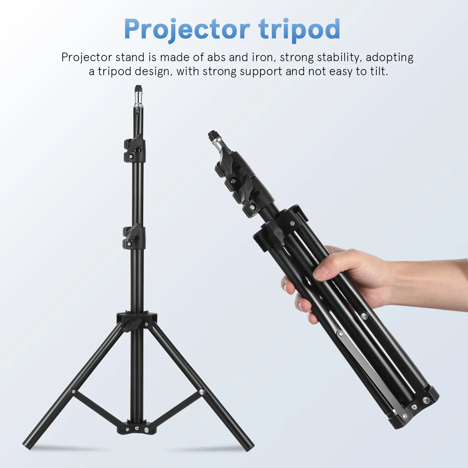 Projector Tray Stand Floor To Wall Desktop Shelf Laptop Stand Bedside Lift Telescopic Rod Live Tripod
