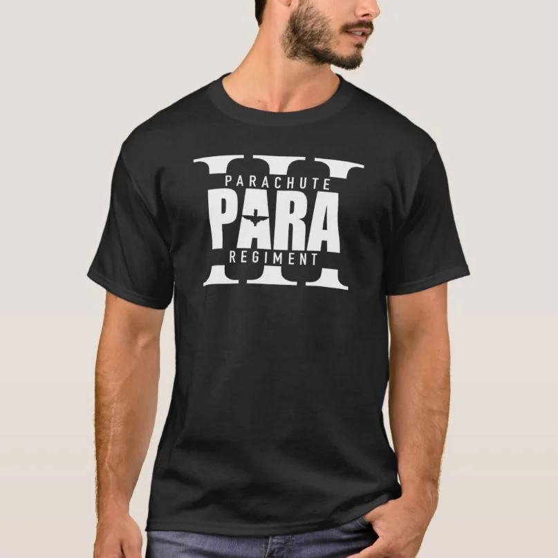 

British Army 3 PARA Parachute Regiment T-Shirt 100% Cotton O-Neck Summer Short Sleeve Casual Mens T-shirt Size S-3XL
