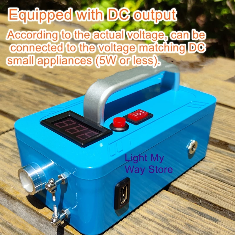 Hand Crank Generator Portable Lighting Ignition USB RechargeableHand Crank 2 minutes to ignite 20-50 times