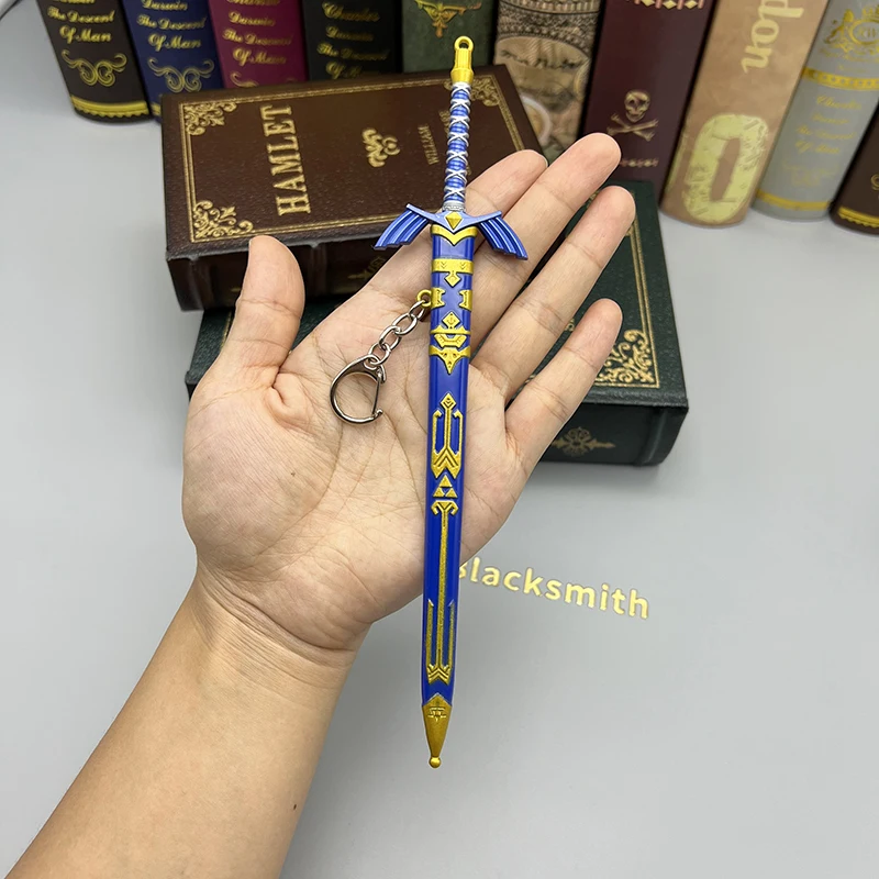 22cm Master Sword Link LoZ Breath of the Wild Tears of the Kingdom Game Peripherals Japanese Metal Melee Cold Weapon 1:6 Crafts 2