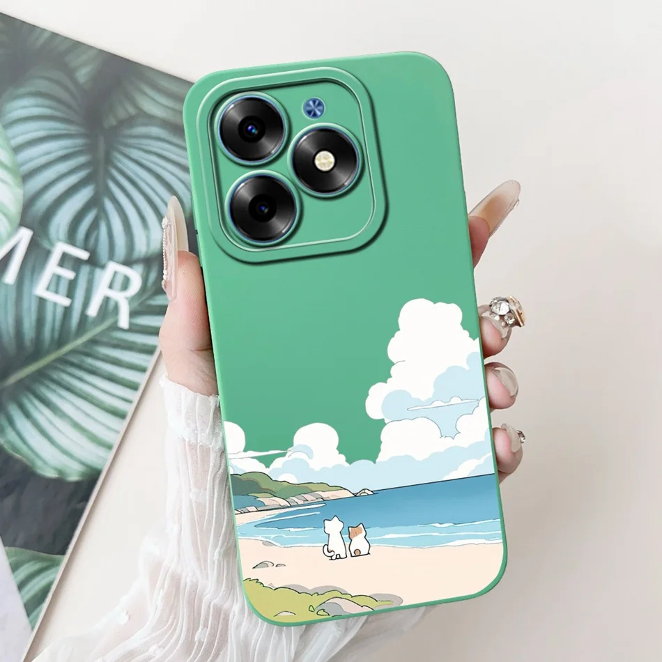 Cute Panda Rabbit Cartoon Soft Silicone Lens Protective Bumper Phone Case