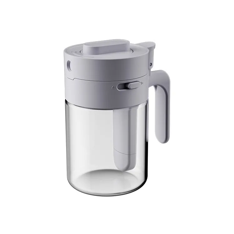 Contenitore Multifunzionale per Spezie, Barattolo in Vetro Trasparente con Coperchio e Cucchiaio, Porta Spezie con Supporto