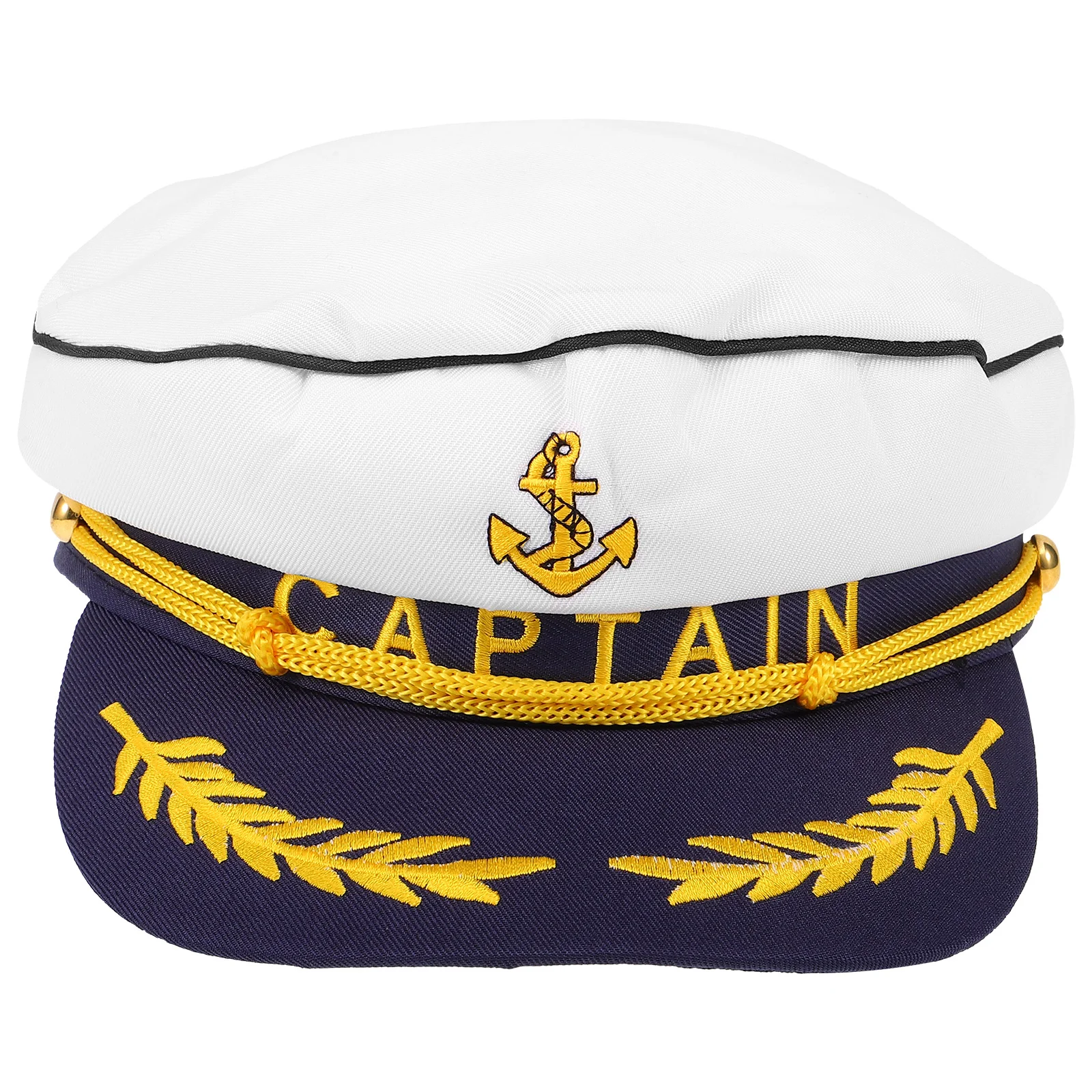 

Captain Cosplay Hat Yacht Captain Hat Captain Costume Hat Embroidered Sailor Hat