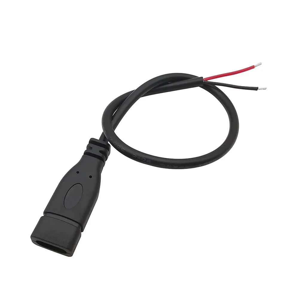 Description Picture 6 of itemUSB Type C Male Female Plug Power Supply Charger Connector 2 Pin 4 Pin USB-C DIY Repair Cable Welding Type Wire 0.3M 1M 2M