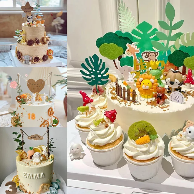 Dzsungel Szafari Állati Szilikon Fondant Penész Medve Oroszlán Zsiráf Nyúl Panda Torta Díszítő A Birhtday Buli Bébi Zuhanyhoz - Image 2