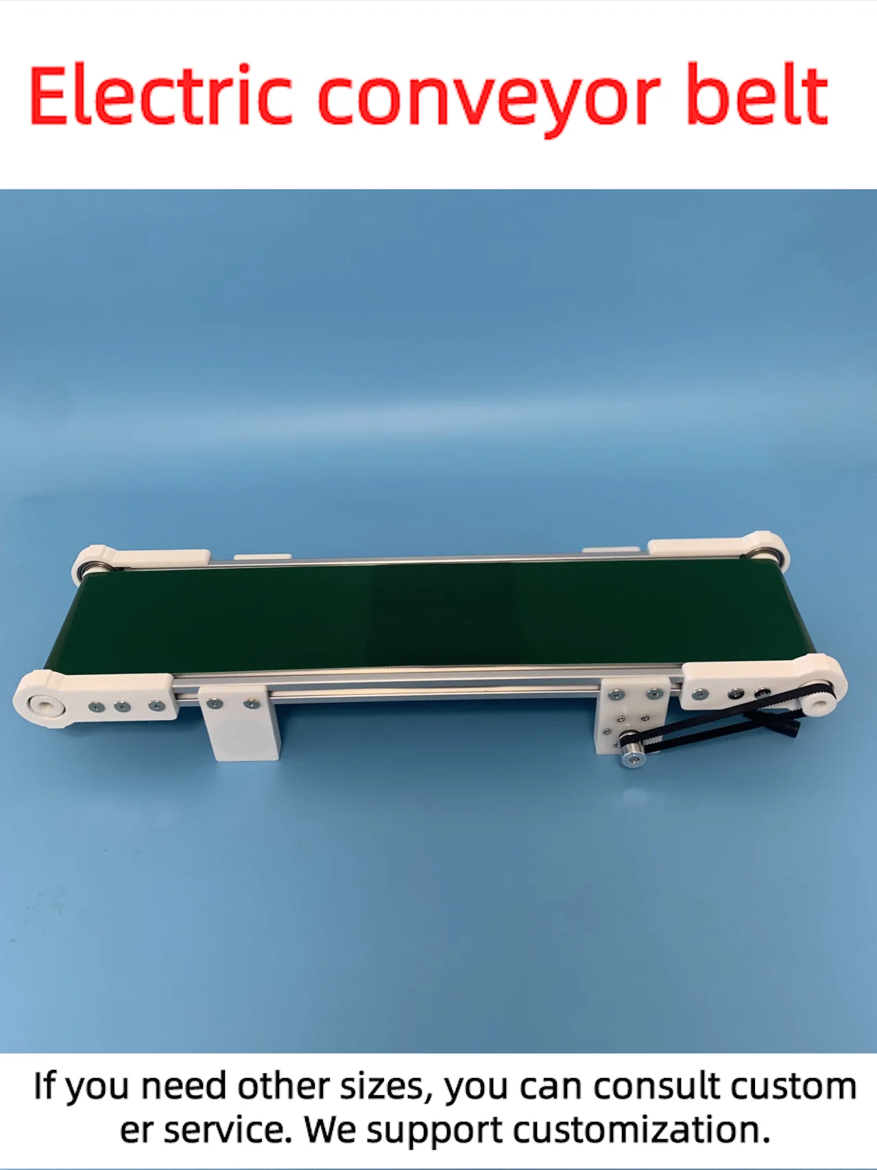 Small conveyor belt toy technology production model customizable graduation design popular science friction experiment