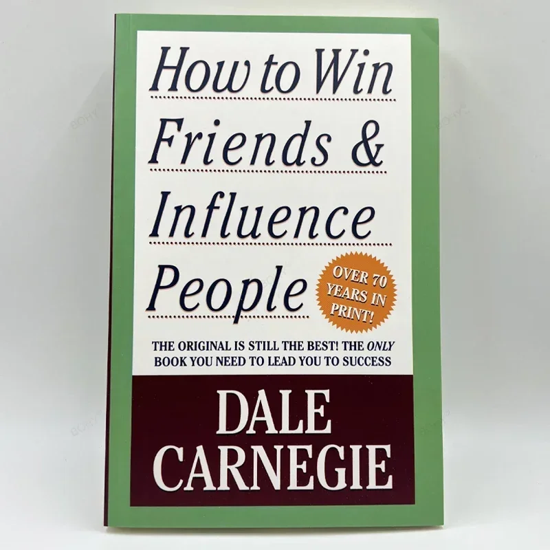 

By Dale Carnegie How To Win Friends Influence People Interpersonal Communication Skills Self Improvement Reading Book Fo Adult