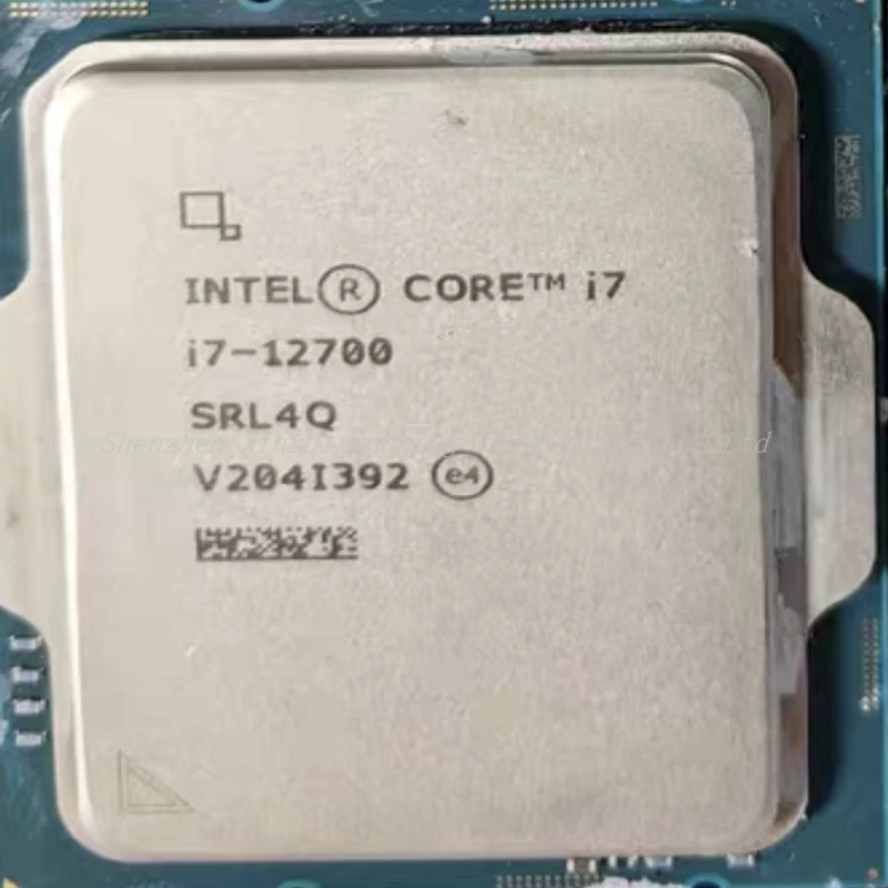 Intel New Core I7-12700 I7 12700 2.1 Ghz 12-Core 12-Thread 12Th Ddr4 Processore Cpu 10Nm L3 = 25M 66W Lga 1700 Processore Di Gioco