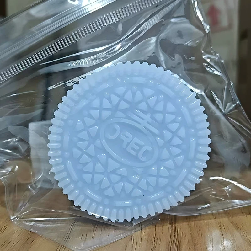 Handmade Silicone Sandwich Biscuits Stress Relief Squishy Toy for Boy Girls fidget toys anti stress toy release pressure toy squishy toys decompression toy sensory toys stress relieving toy