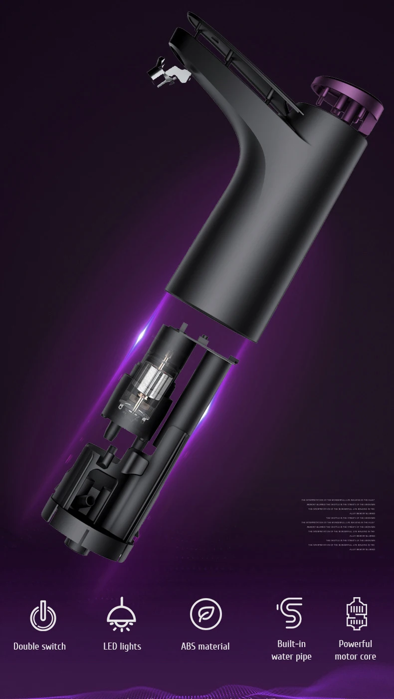 Description Picture 6 of itemMini bucket water, large bucket water, intelligent electric water pump, water intake artifact, suction pump