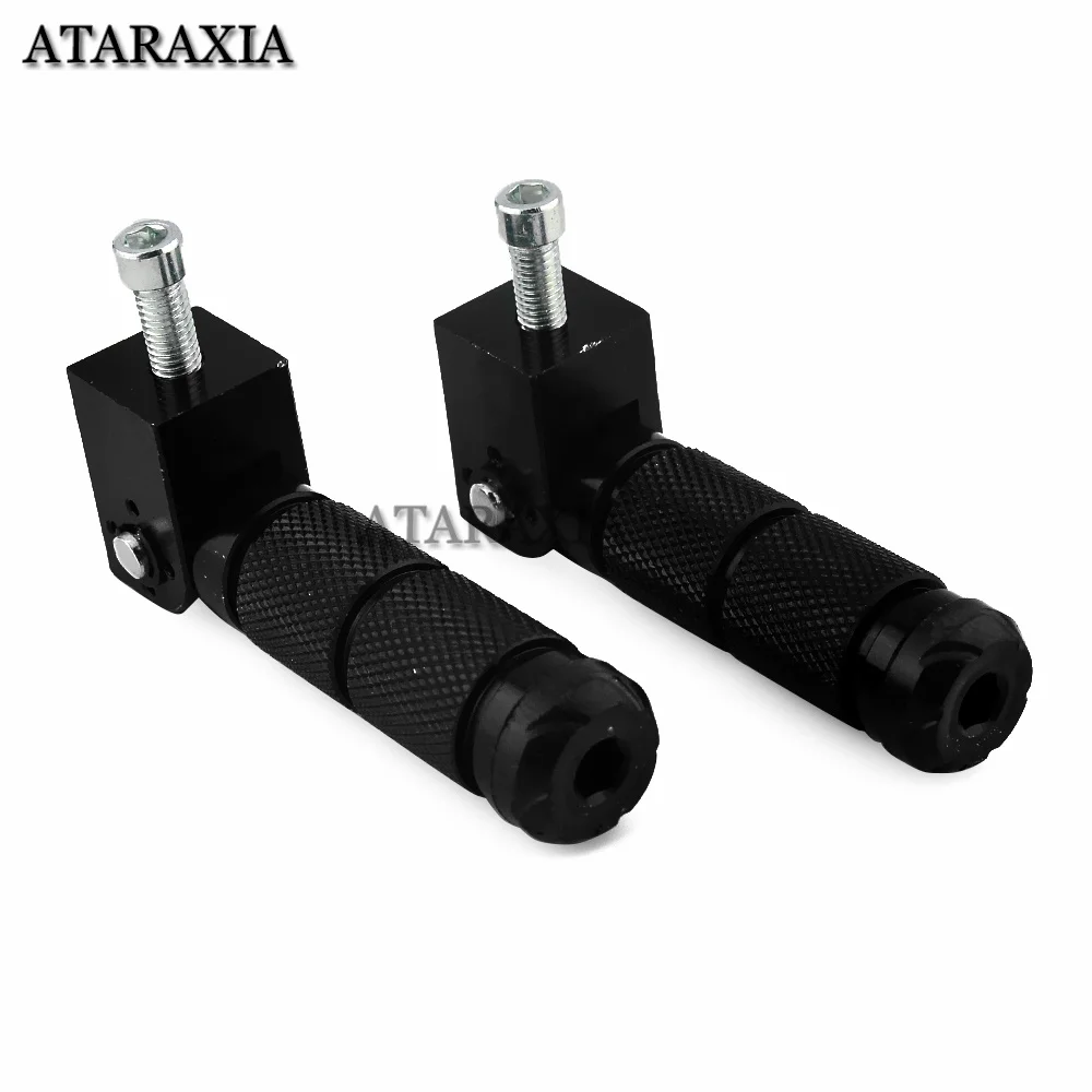 M8 Universal Motorcycle Motor Bike Folding Footrests Footpegs Foot Rests Pegs Rear Pedals Set CNC Aluminum Motorcycle Part motorcycle accessories,motorcycle foot pedals,motorcycle footrests