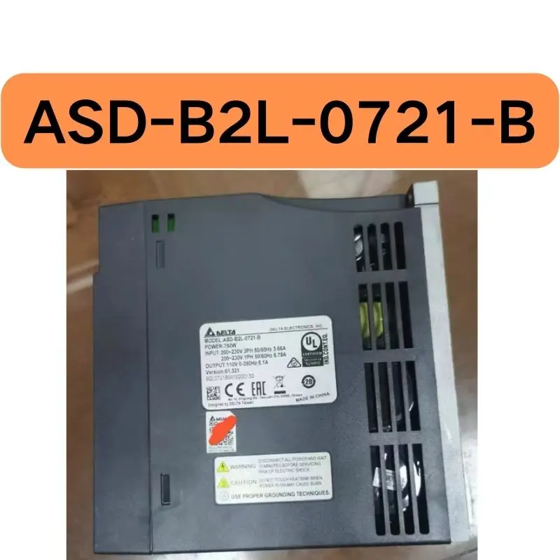 신제품 ASD-B2L-0721-B 서보 드라이브 750W 재고 보유, 빠른 배송 가능