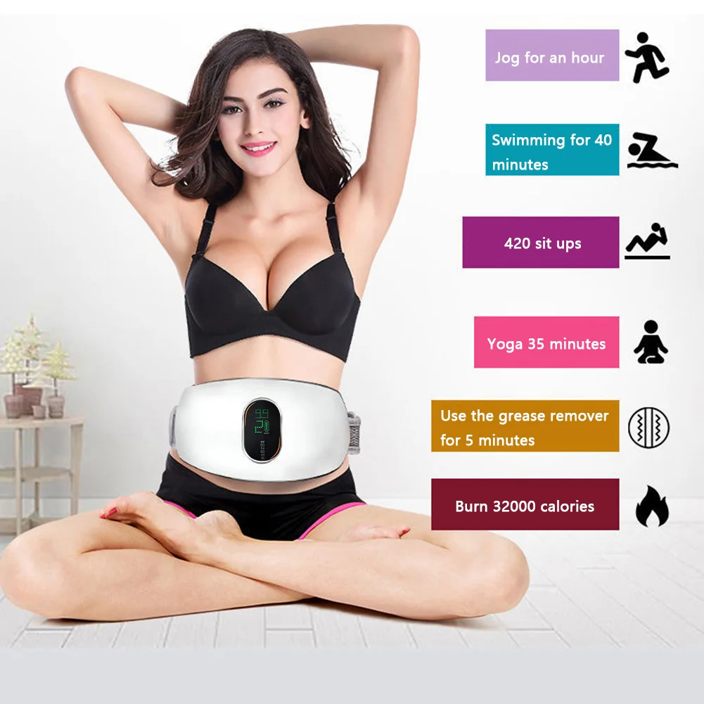 Abdominal Muscle Stimulator Weight Loss Slimming Machine Belly Thin Belt Abdominal Massage
