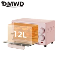 12L Mini Electric Oven Chicken Hams Roaster Cake Bread Toast Baker Multi-functional Baking Griddle Temperature adjustable Timed