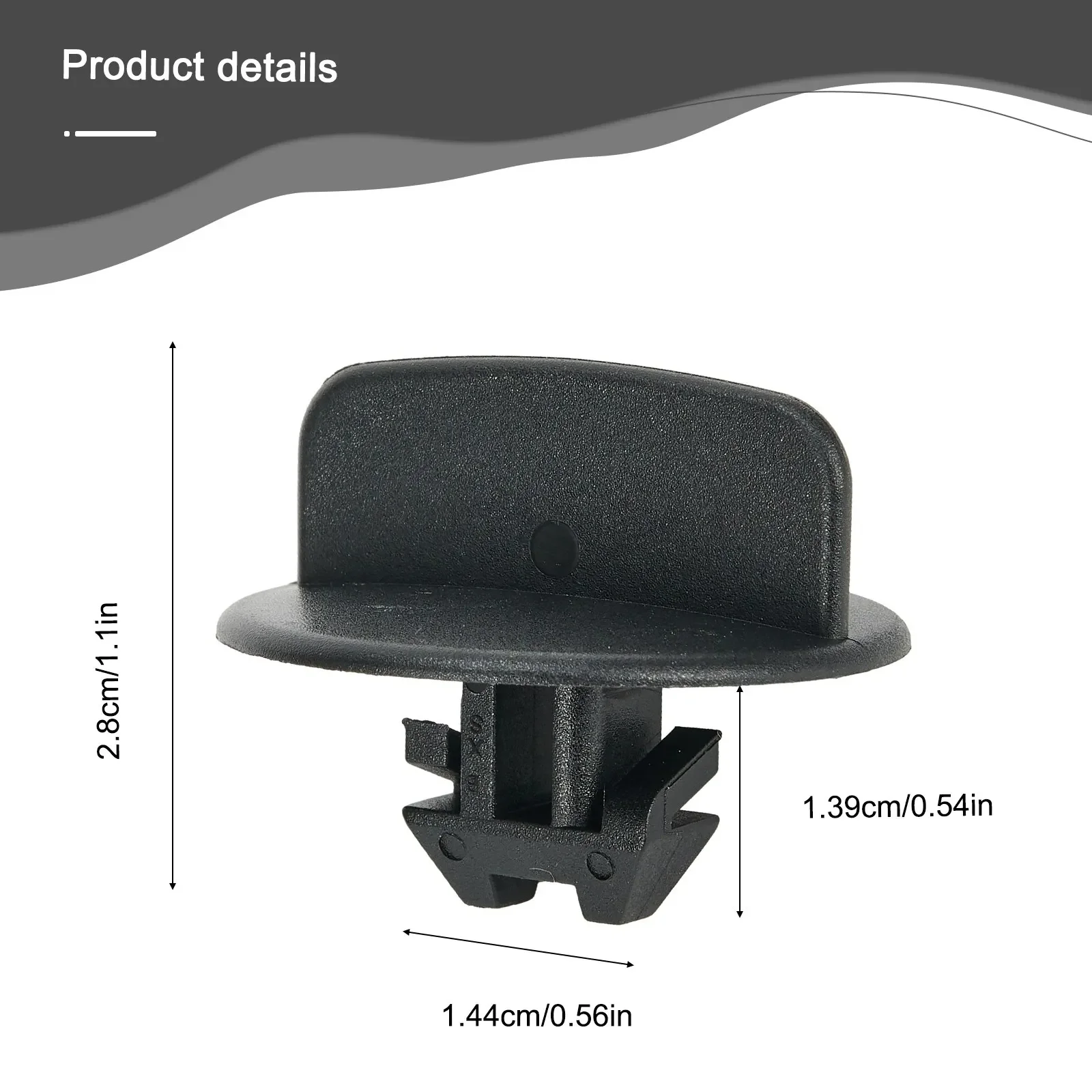 

10pcs Bumper Lower Deflector Retainer Clip For Jeep For Car Bumper Accessories