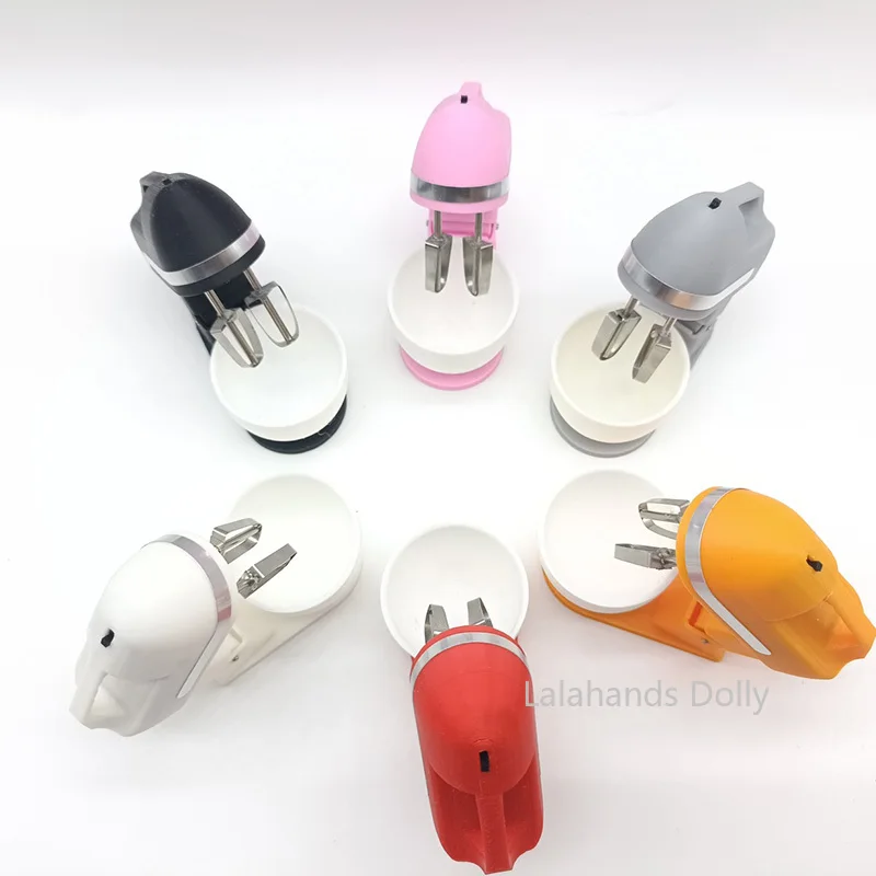 Dollhouse Mini Simulation Electric Egg Beater (Can Be Working) Model for Kitchen Furniture Decoration Accessories 3