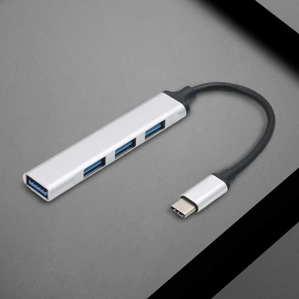 4 Port USB 3.0 Hub Adapter for Laptop
