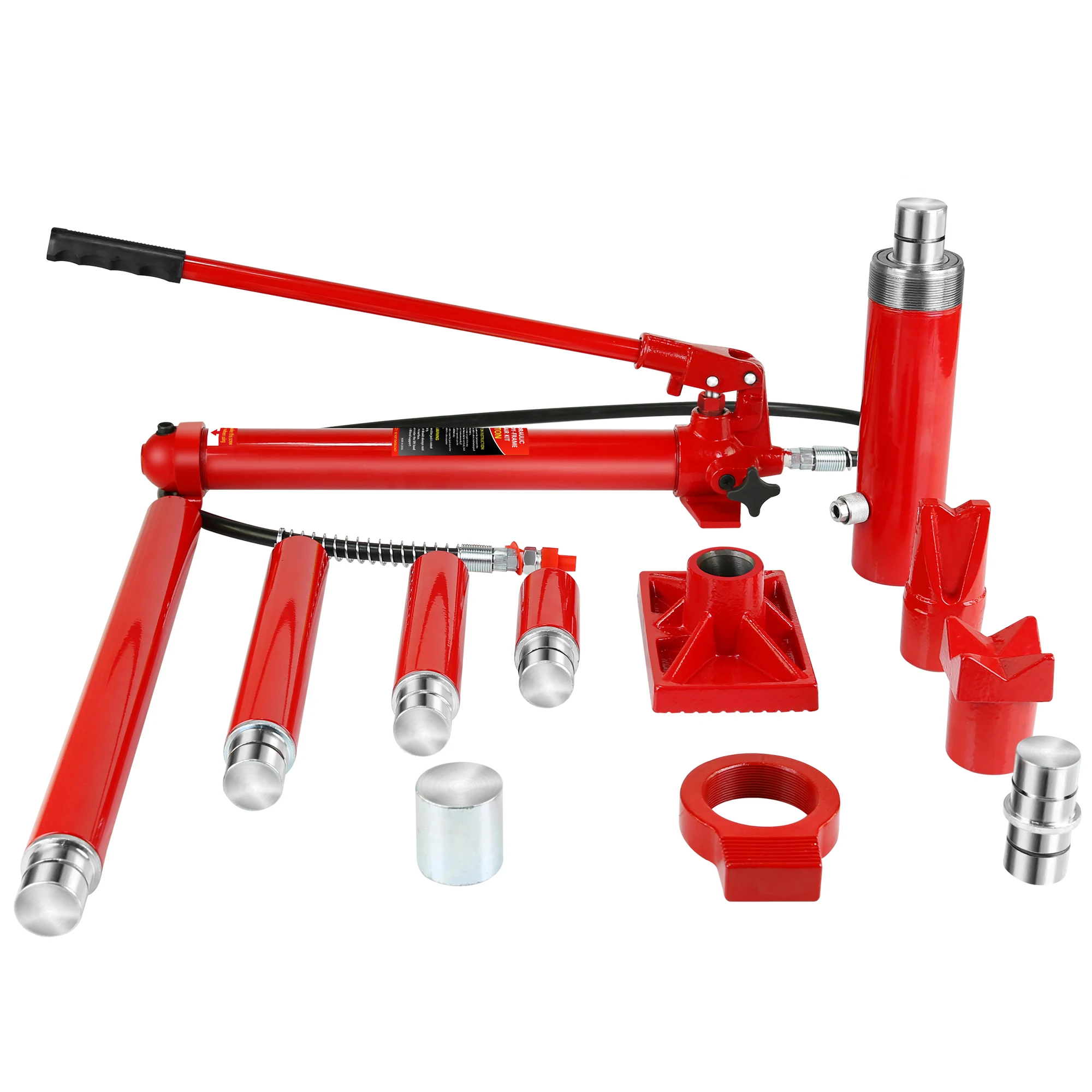 20 Ton Porta Power Kit, Portable Hydraulic Jack with 4.7 Ft/1.43 m Oil Hose, 44000 Lbs Capacity, Heavy Duty Hydraulic Jack, Port