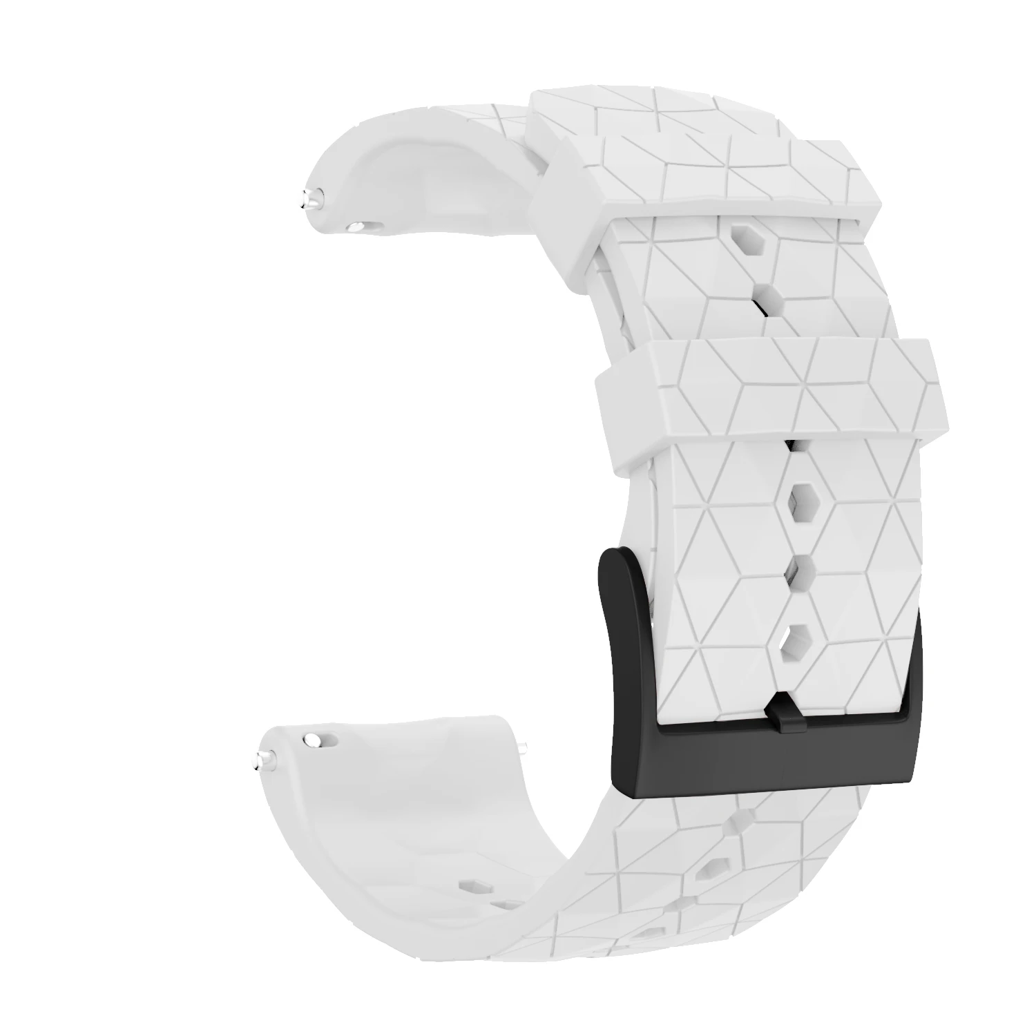 Silicone Wristband Bracelet in 24mm for Outdoor and Athletic Watches