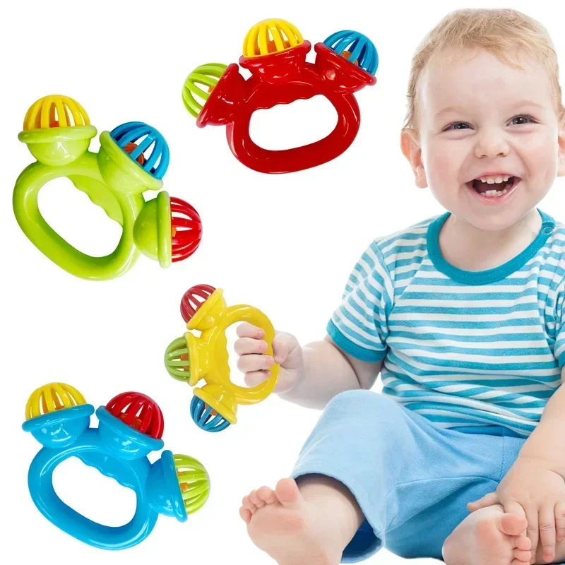 Newborn Baby Infants Rattles Toy Comfort Soothing Soother Sound Toddler Hand Grasp Ability Training Kids Boys Girl Toy 0-3 Years - 3