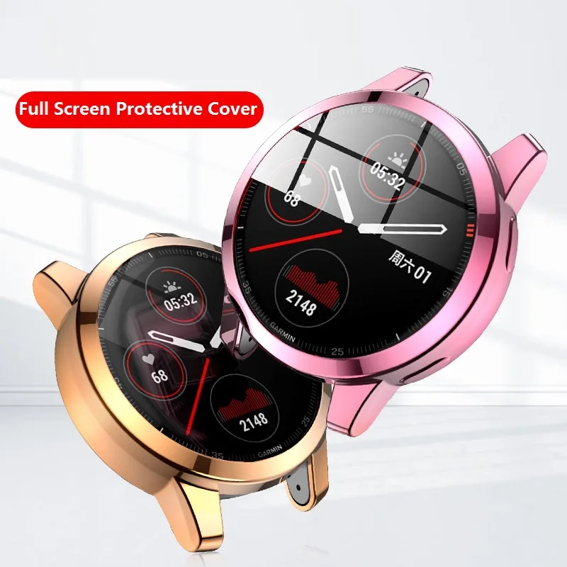 

100 шт. защитный чехол для Garmin CAME 2 Plus 2s Vivoactive 4/Φ Smartwatch, мягкий ТПУ, защита от царапин