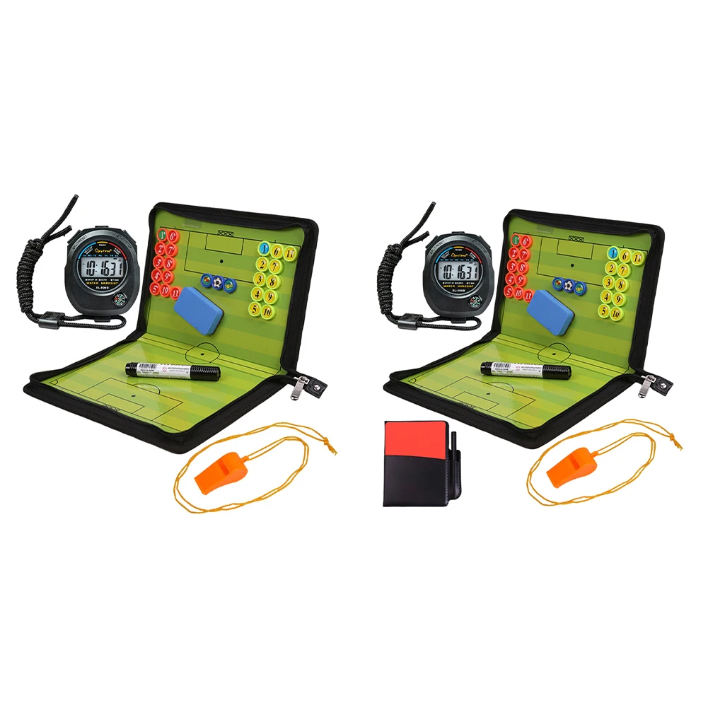 Foldable Magnetic Football Tactic Board Soccer Coaching Board Soccer Coach Tactics Folder Football Strategy for Coaches