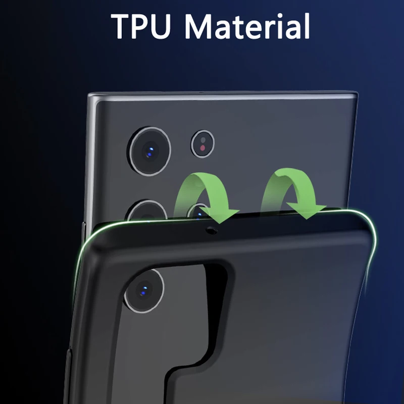 6000mAh Power Bank Battery Charger Case for Samsung S24 S22Ultra S22 Plus S21 S21plus S21Ultra External Backup Battery Case