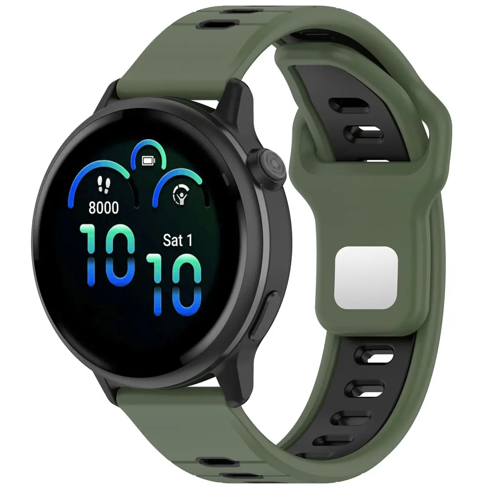 Premium 20mm Silicone Watch Strap Replacement Bracelet Band