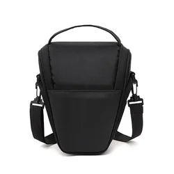Waterproof Nylon Shoulder Bag for Photographic Equipment (Black)