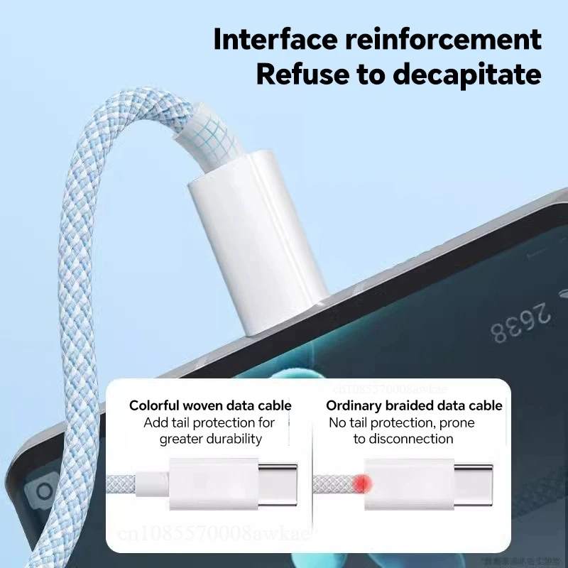 Versatile 3-in-1 Fast Charging Cable - 100W, USB-C, Micro USB, Lightning