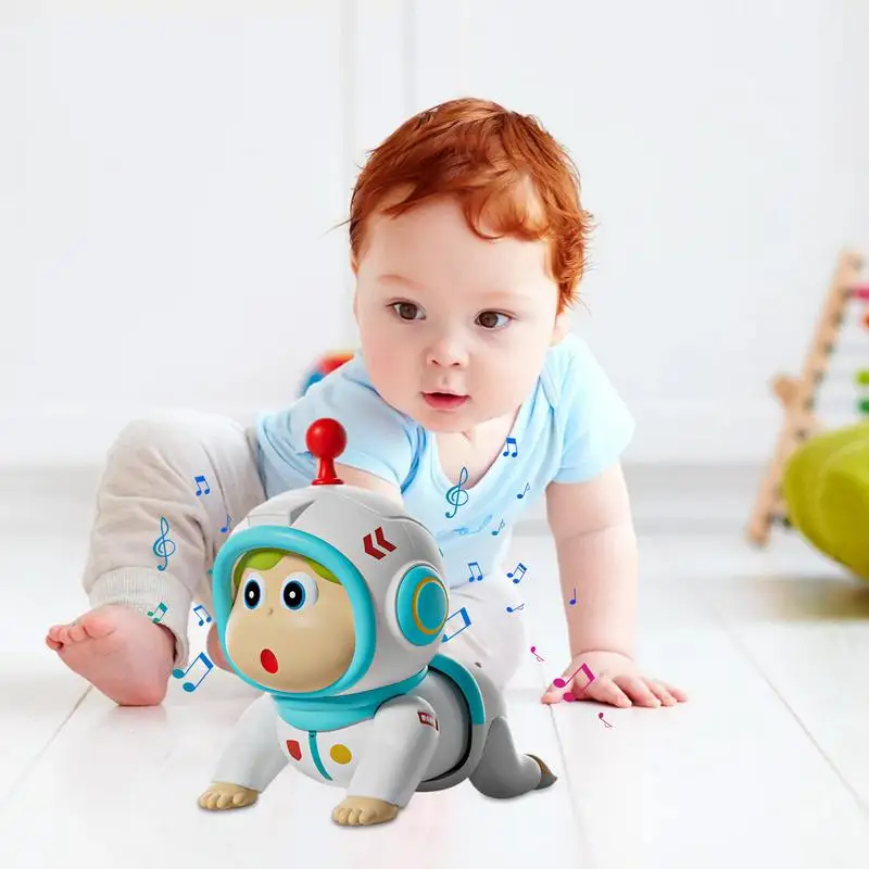 Electric Crawling Toys Developmental Crawling Toy With Head Teether Learning-Education Toys For 0-3 Years Old Toddler For Kids 2