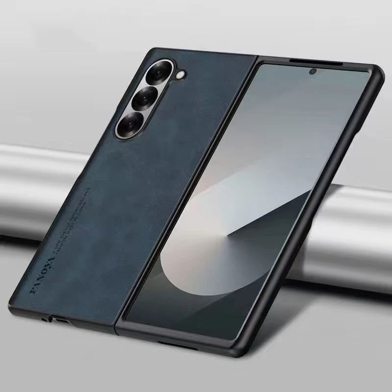 Luxury Sheepskin Leather Phone Case with Camera Protection