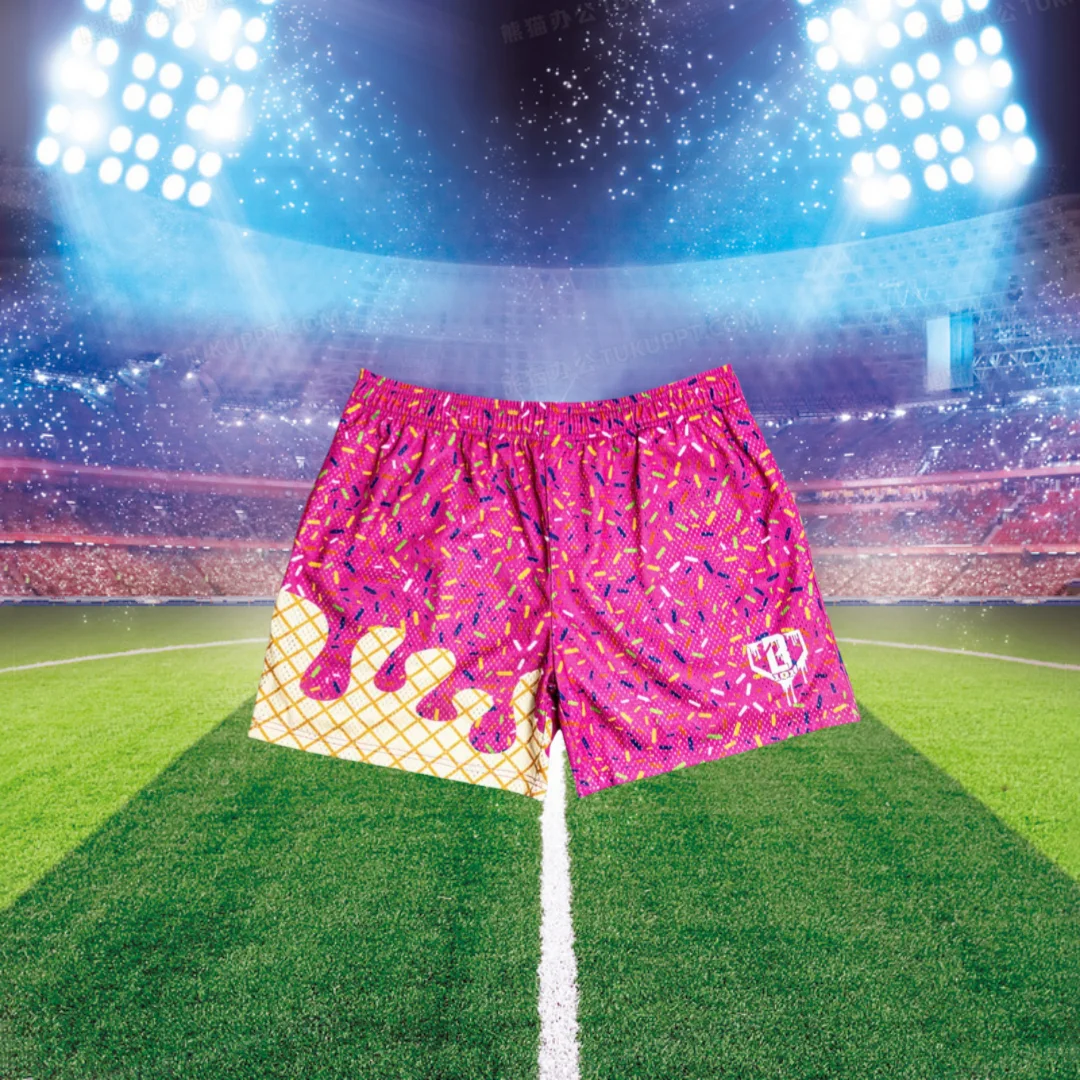 New Summer Men Basketball Shorts Men's Mesh Sweatpants Gyms Loose Fitness Shorts Quarter Knee Outdoor Sports