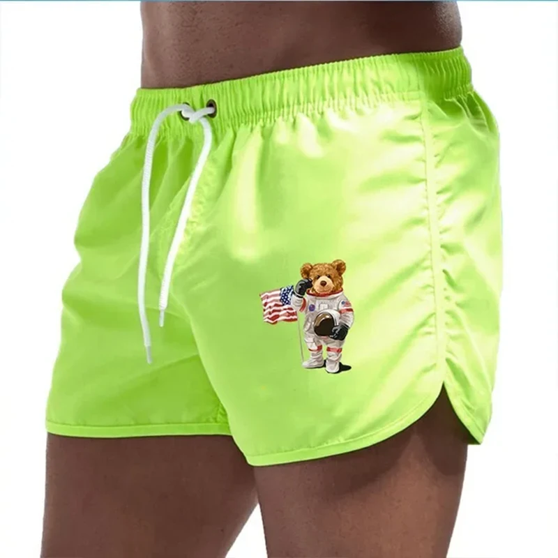 2024 new men's swimming shorts sexy men's beach surfboard summer shorts breathable fast drying sports fashion brand beach shorts 4