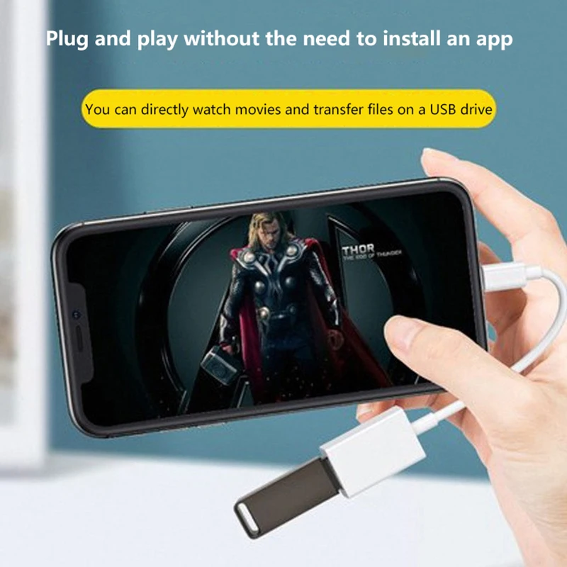 Mobile USB Flash Drive Game Controller Multi-function Converter Lightning To USB3.0 File Fast Transfer For Iphone Huawei