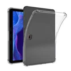 Durable Shockproof TPU Silicone Leather Protective Transparent Tablet Cover for Active Pro(4 Pro) (Transparent)
