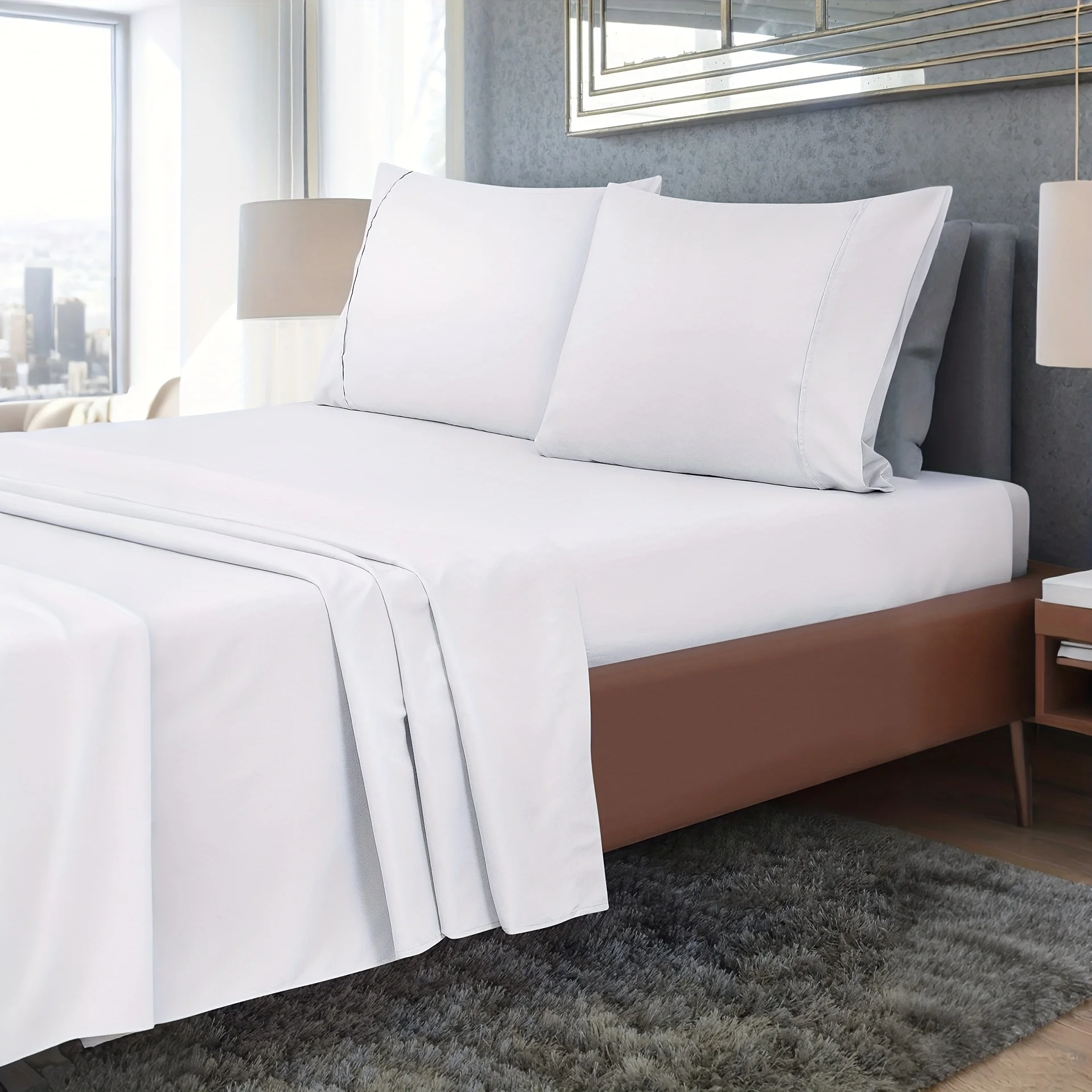 Luxury 1500 Thread Count Bed Sheets 2
