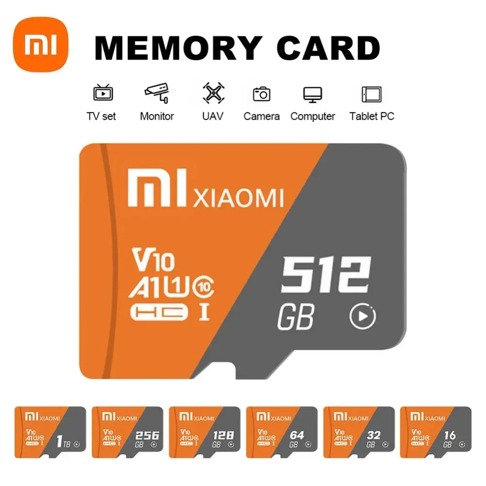 

Xiaomi Micro SD Card 2TB Flash Memory Card A1 High Speed 1TB 128GB 256GB Cartao De Memoria Data Storage for Nintendo switch