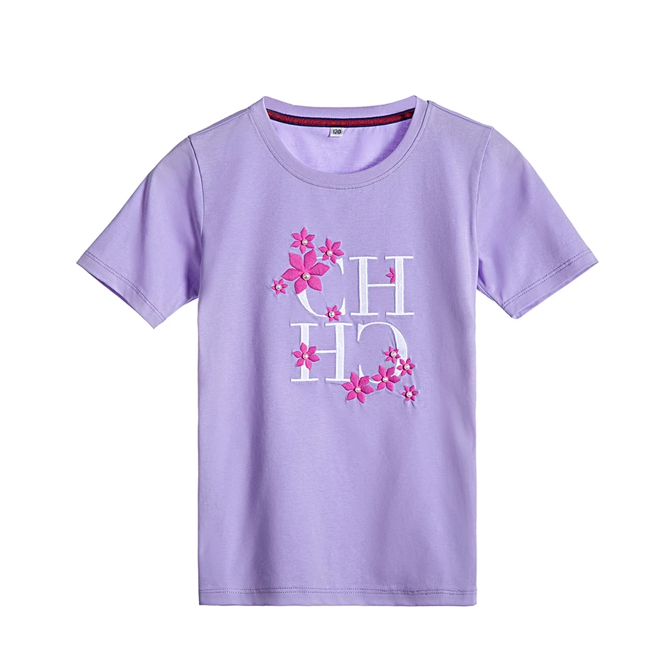 Embroidery Patchwork Shirts（KIDS） Amazon.co.jp: (ホワイト/110cm)子供服 男の子 Tシャツ 半袖 パッチ